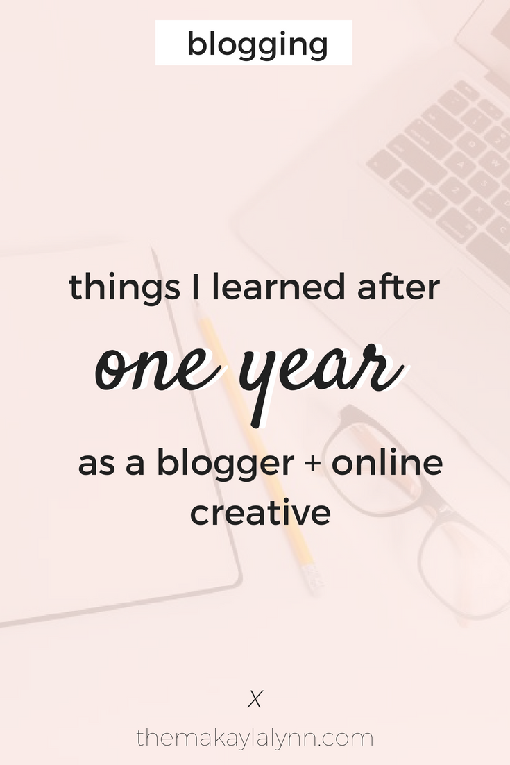 One Year Later: What I Wish I Knew As A New Blogger