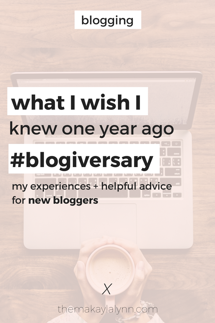 One Year Later: What I Wish I Knew As A New Blogger