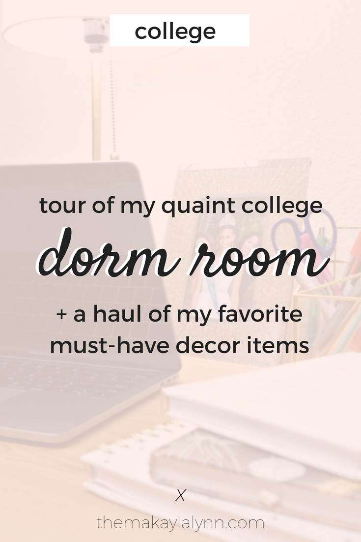 College Dorm Room Tour + Tips for Living in a Small Space