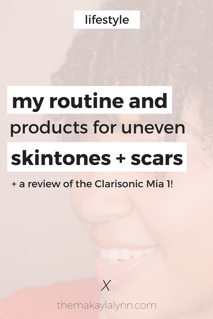 Skincare Routine + Products for Problem Skin and Acne Scarring