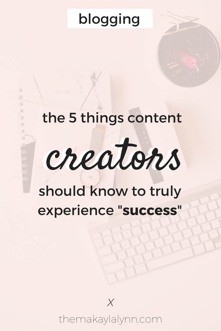 5 Things Every Content Creator Should Know