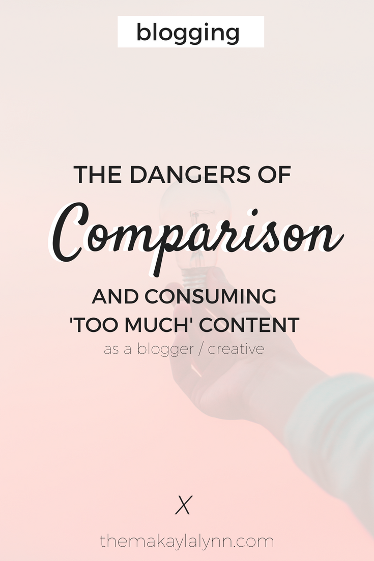 The Dangers of Comparison and Overconsumption as a Creator