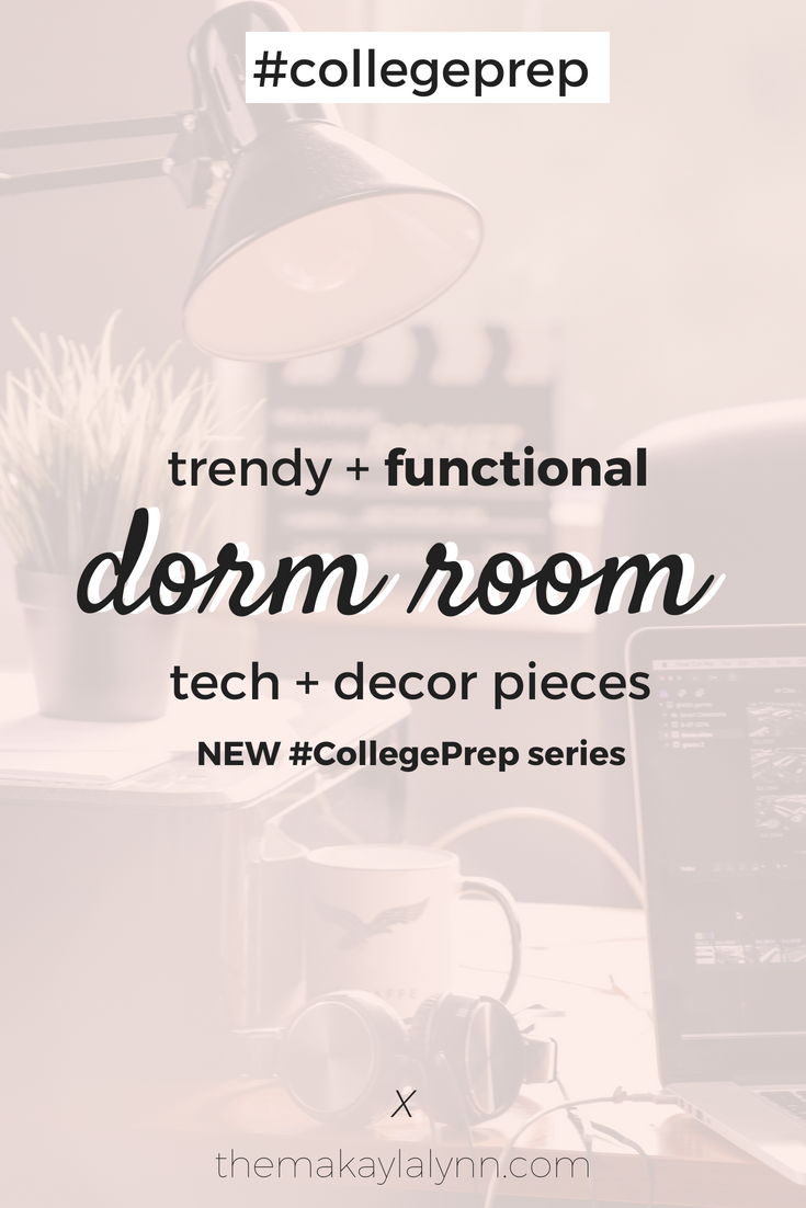 Trendy and Functional Tech for College Dorm Rooms • #CollegePrep