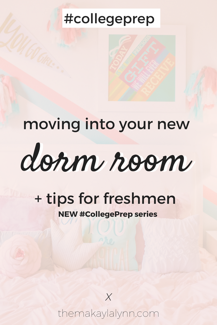 Moving Into Your Dorm Room: Tips + Hacks • #CollegePrep