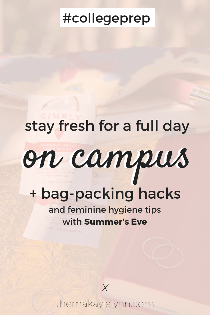 How to Stay Fresh During A Full Day on Campus • #CollegePrep