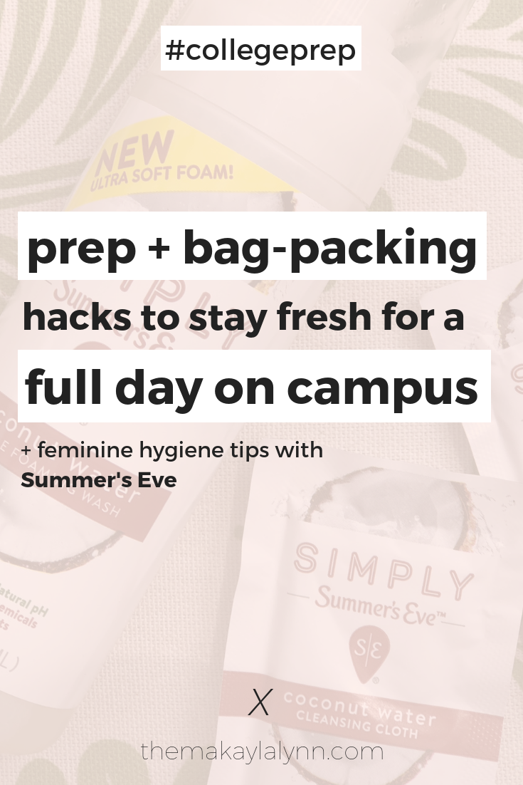 How to Stay Fresh During A Full Day on Campus - #CollegePrep