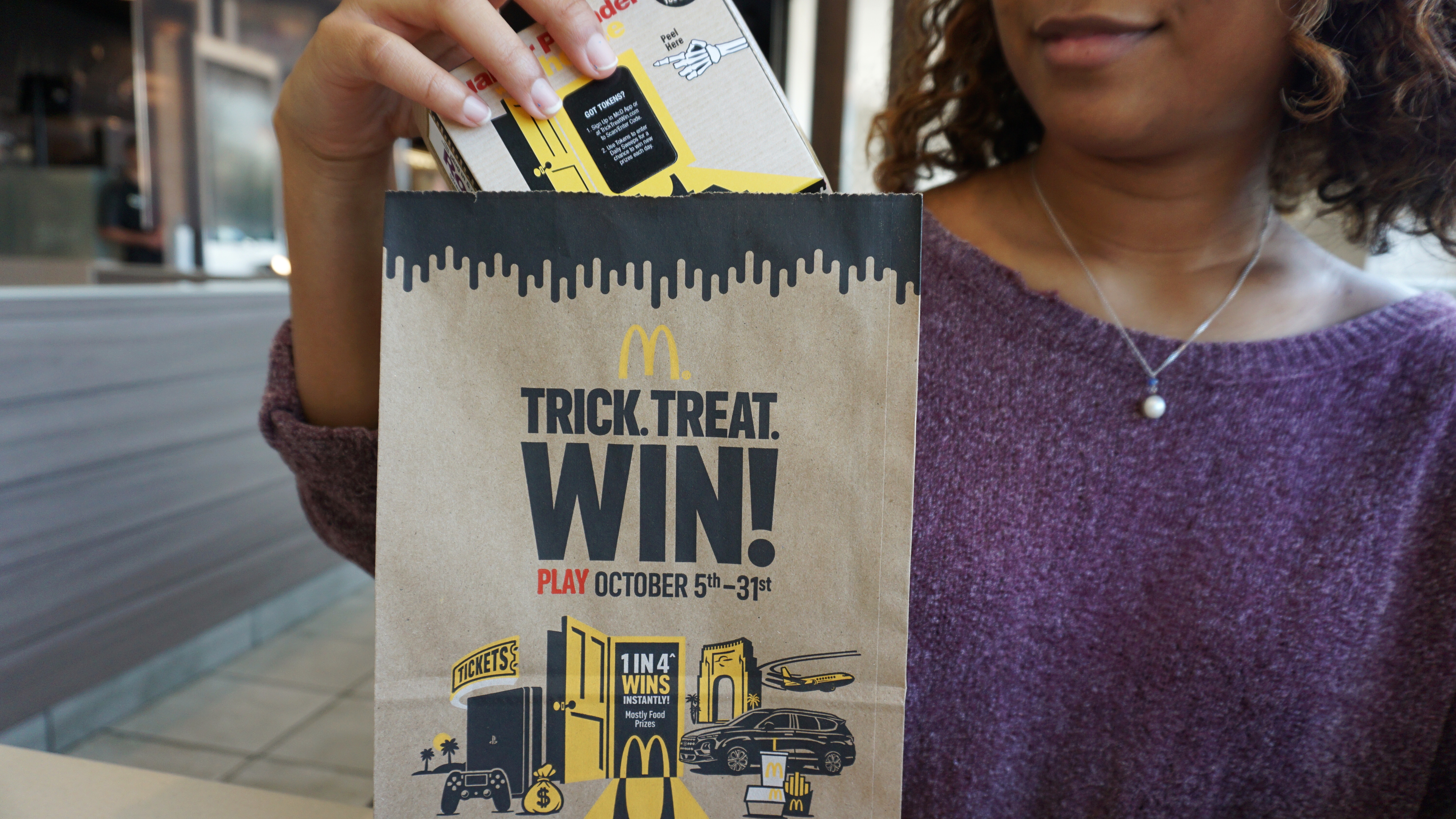 Play McDonald's NEW Trick Treat Win Game for the Month of October!