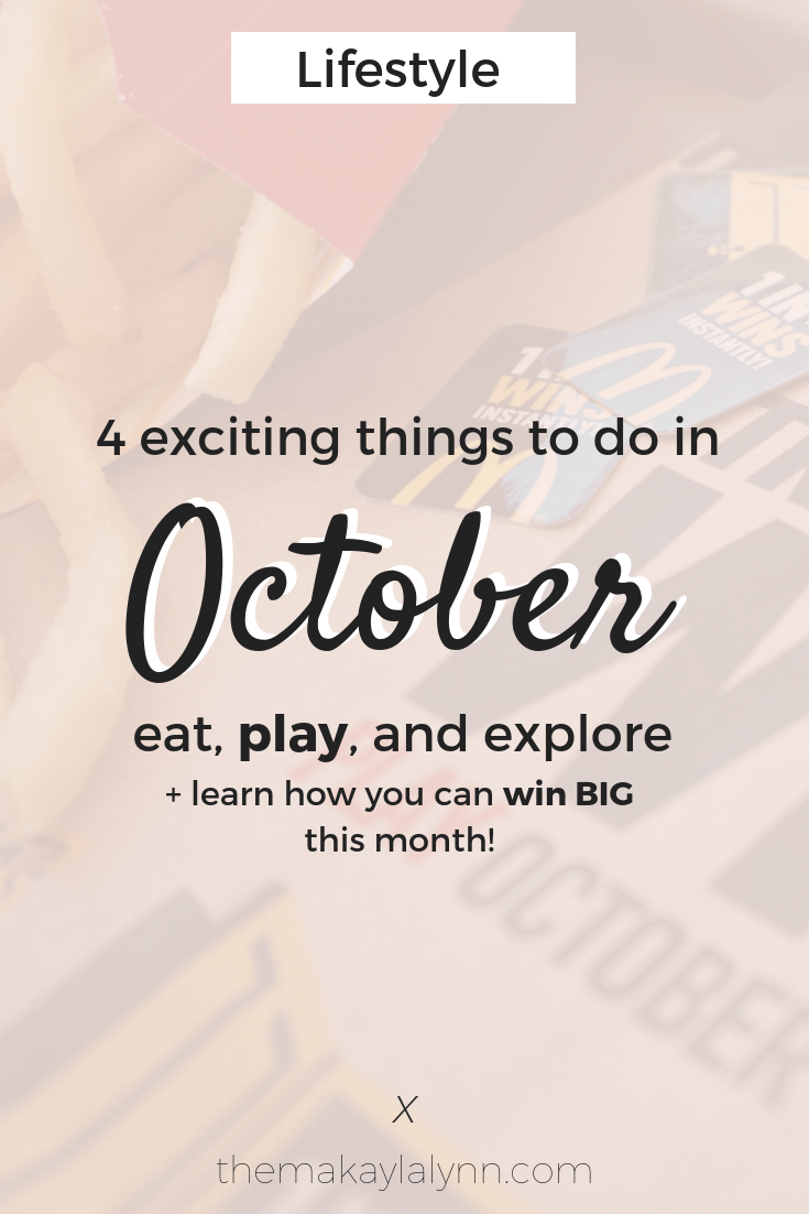 4 Exciting Things to do Throughout October