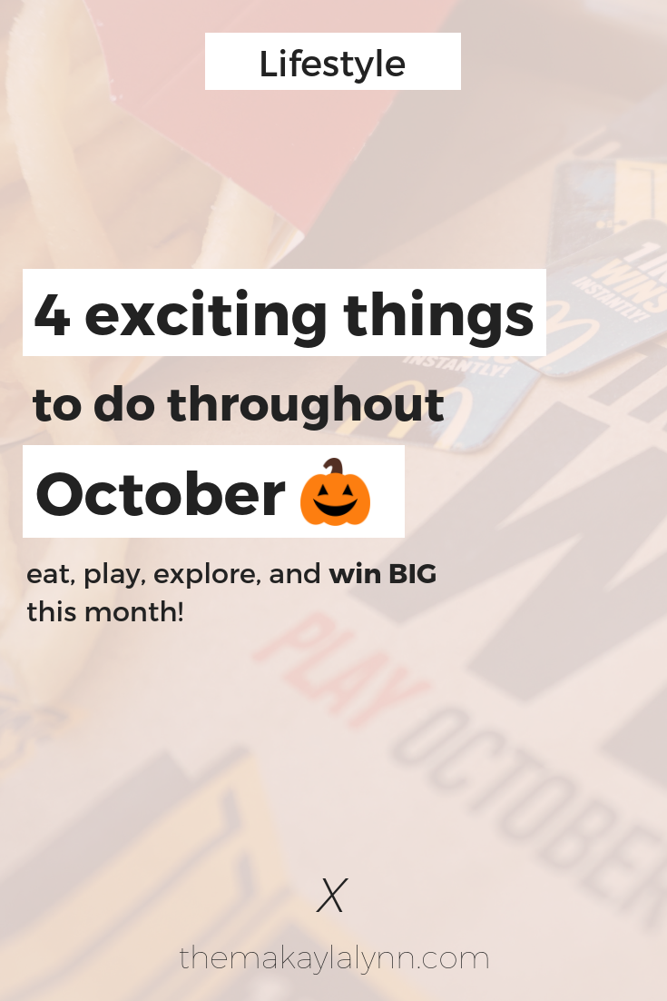 4 Exciting Things to do Throughout October