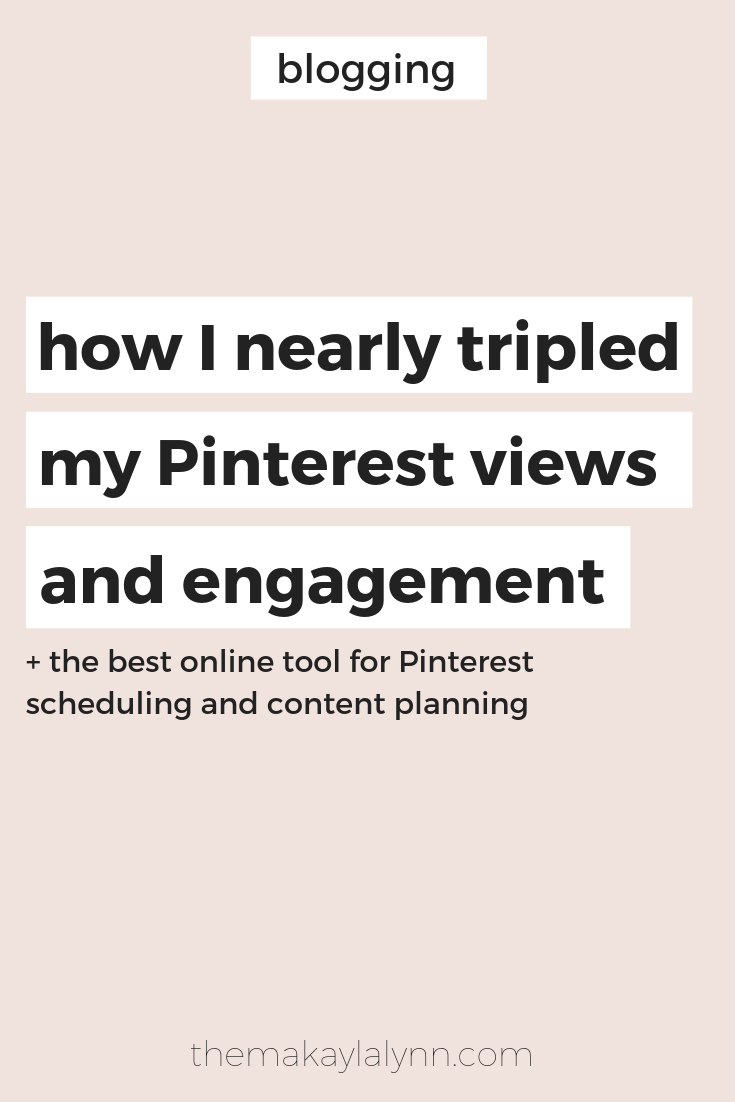 How I Dramatically Grew my Pinterest Views and Following