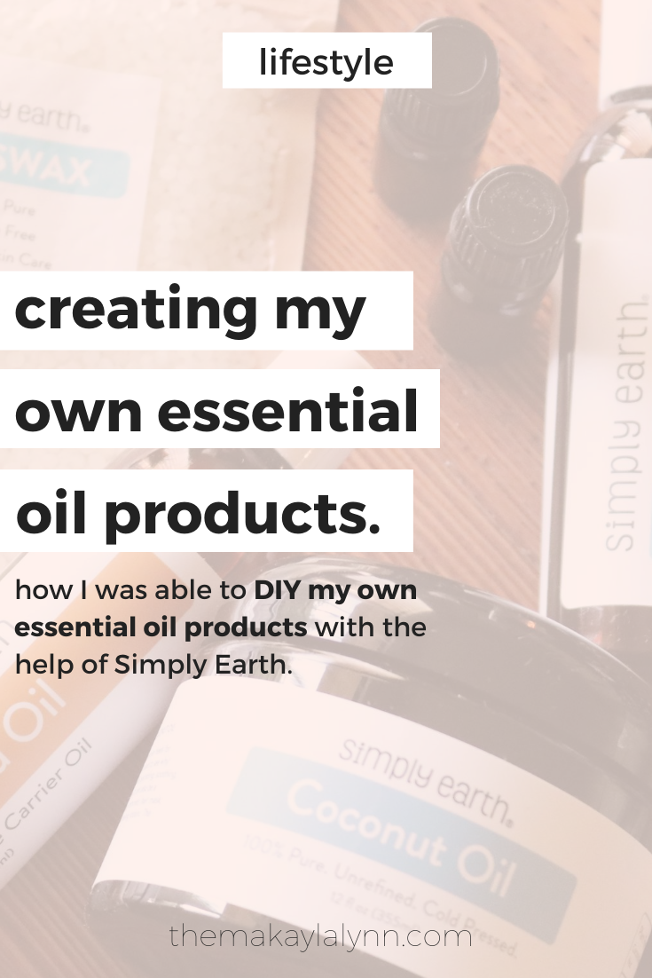 Creating My Own Essential Oil Products feat. Simply Earth